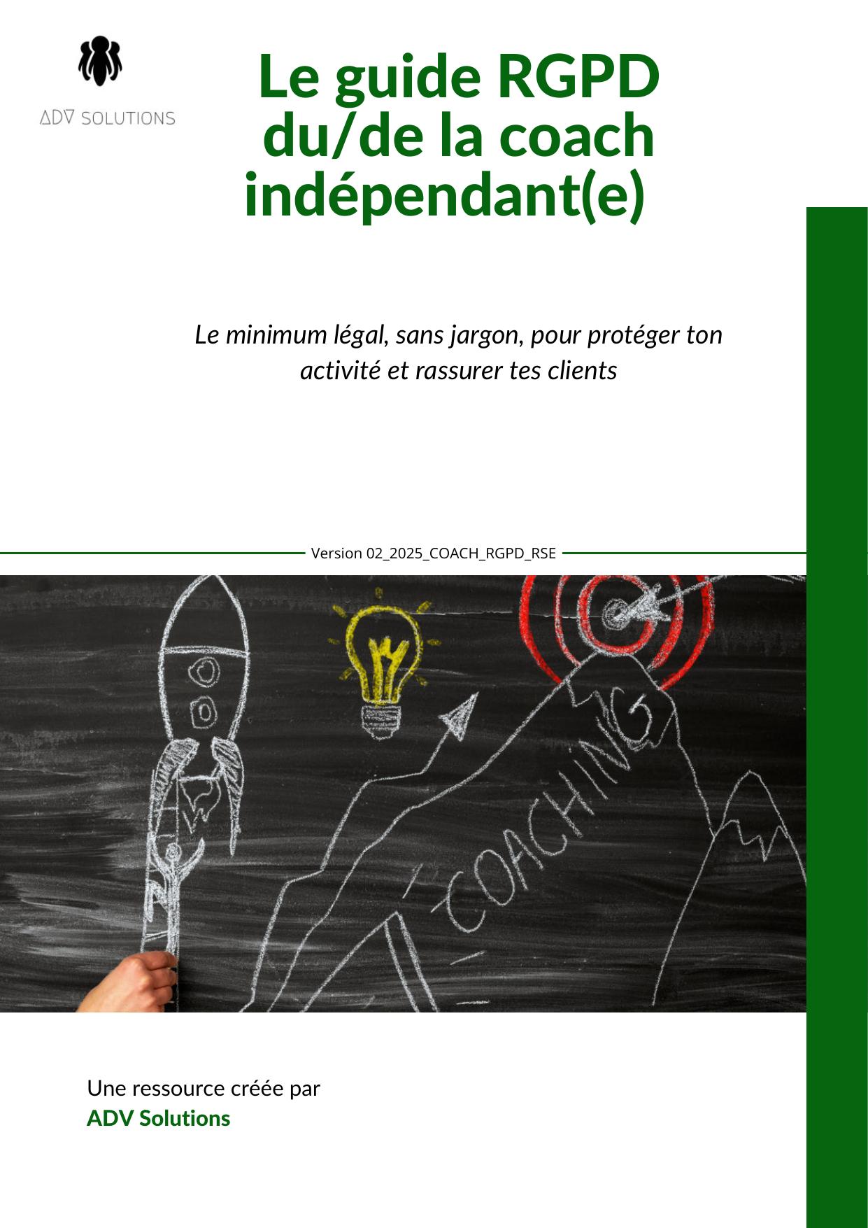 Aperçu du guide RGPD Coach