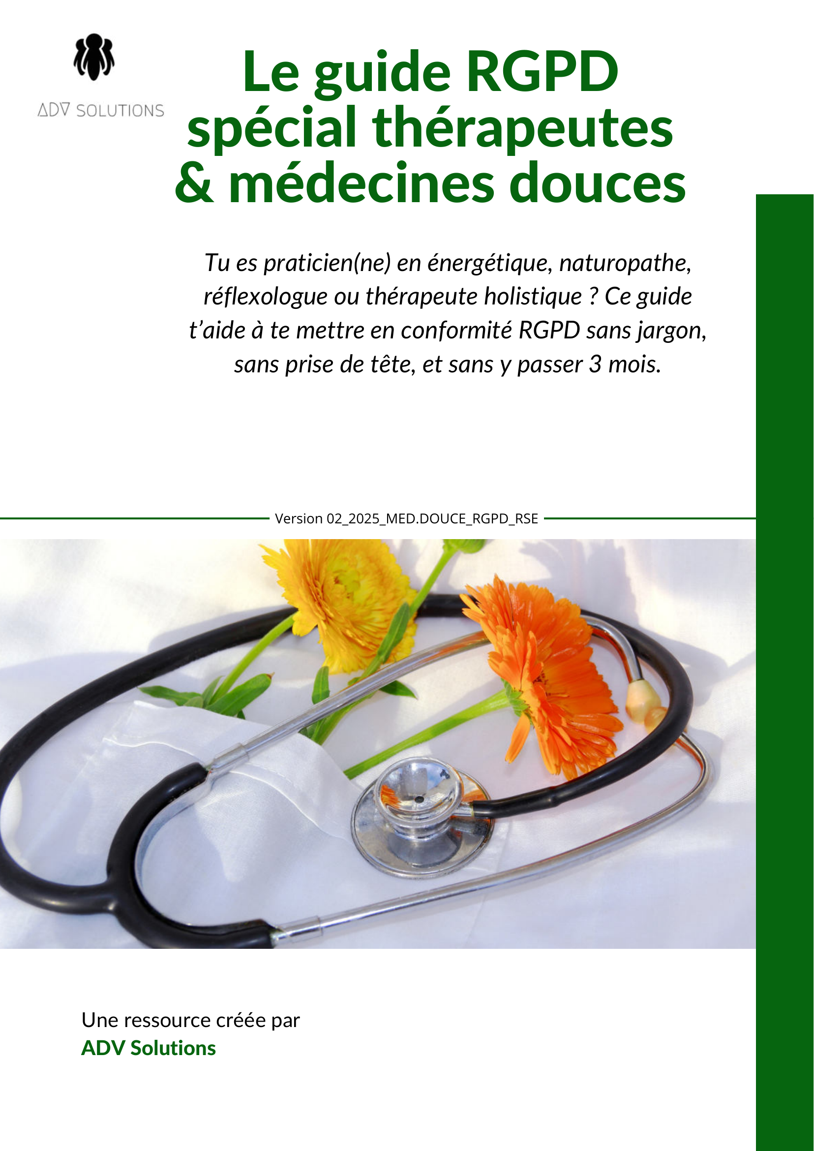 Aperçu du guide RGPD thérapeutes
